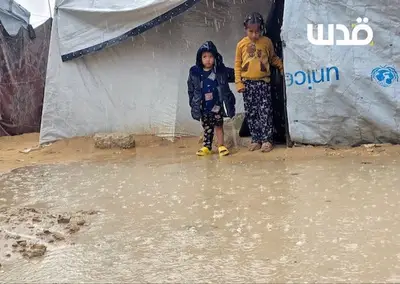 Сильные дожди в Газе и блокировка гуманитарной помощи Израилем