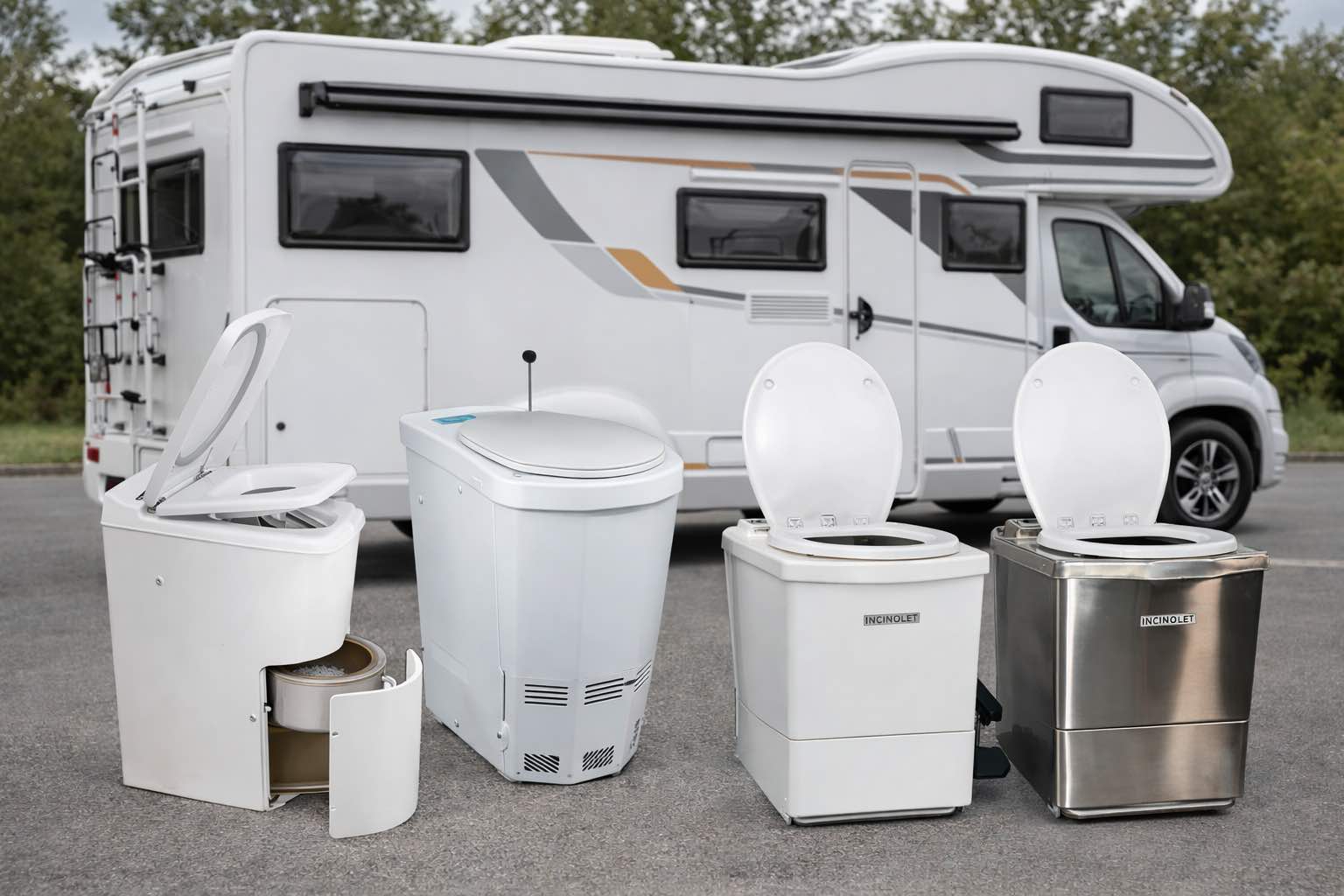 Типы утилизирующих туалетов для автодома